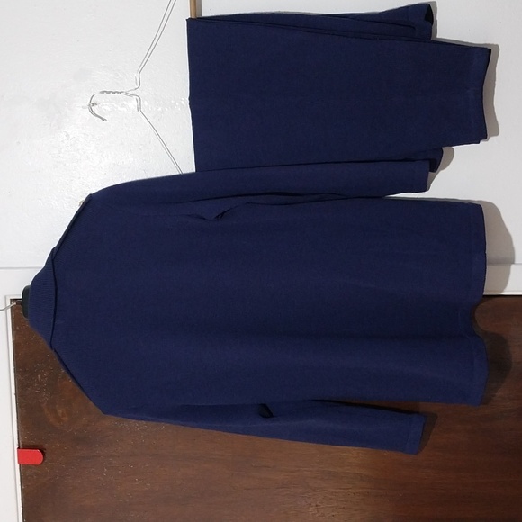 RICH & LEVY  wool sweater 2pc vgt Pants suie. - Picture 2 of 9